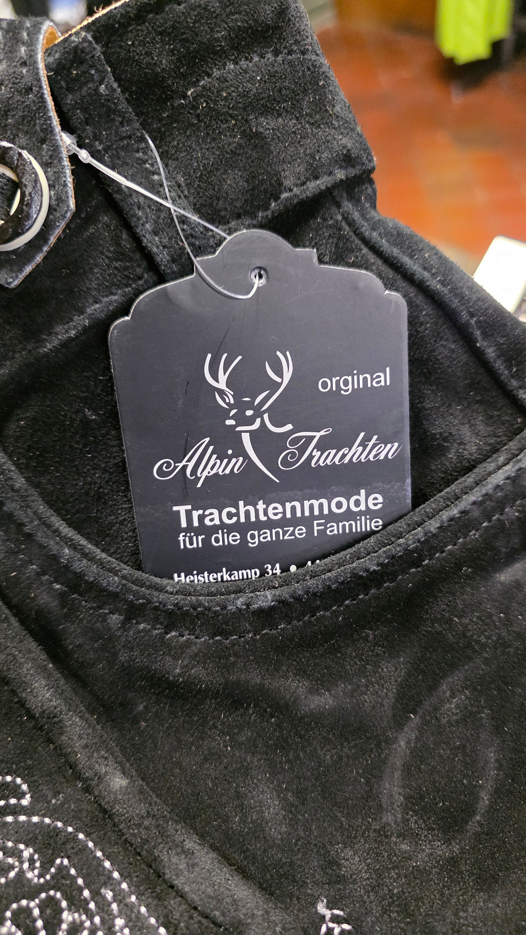 Lederhose schwarz 788
