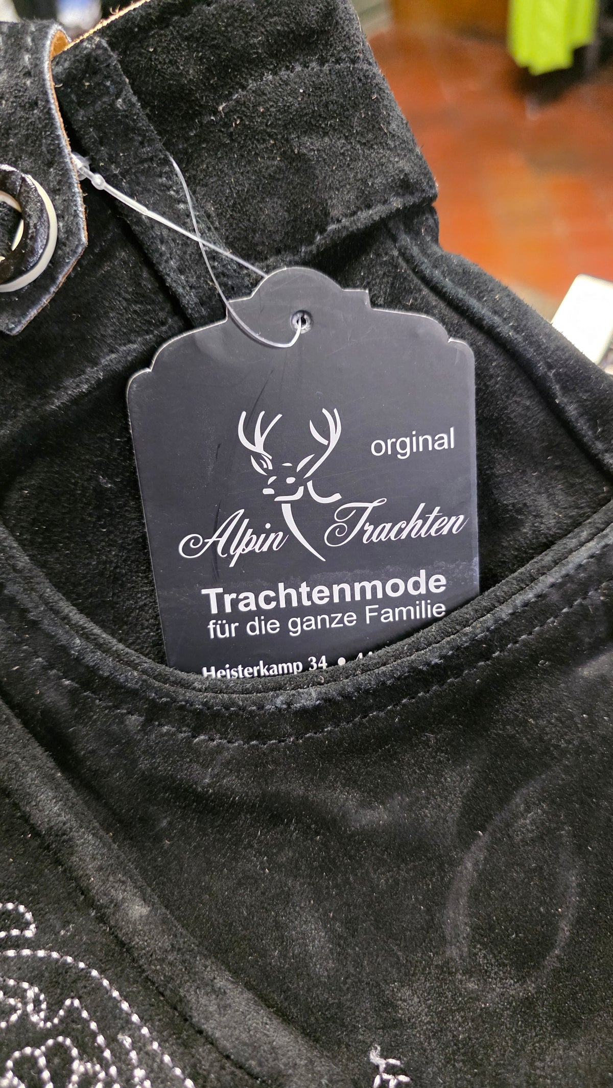 Lederhose schwarz 788