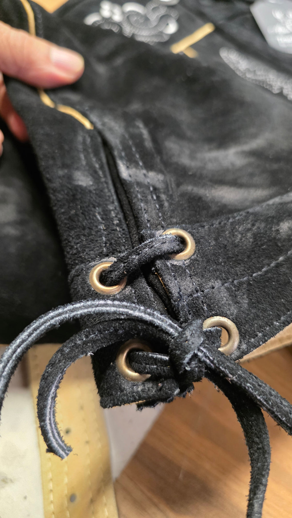 Lederhose schwarz 788