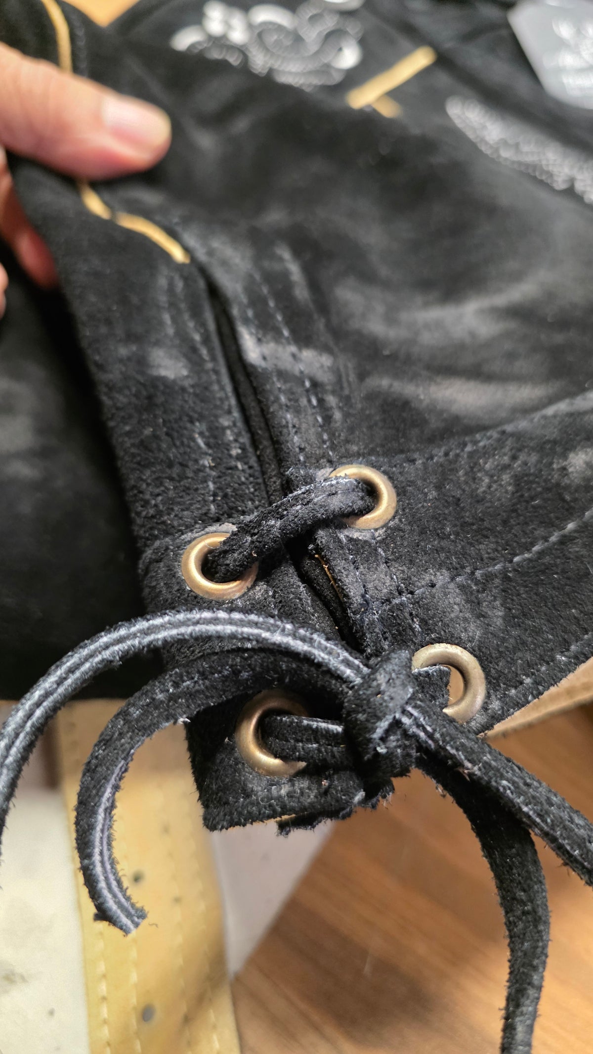Lederhose schwarz 788