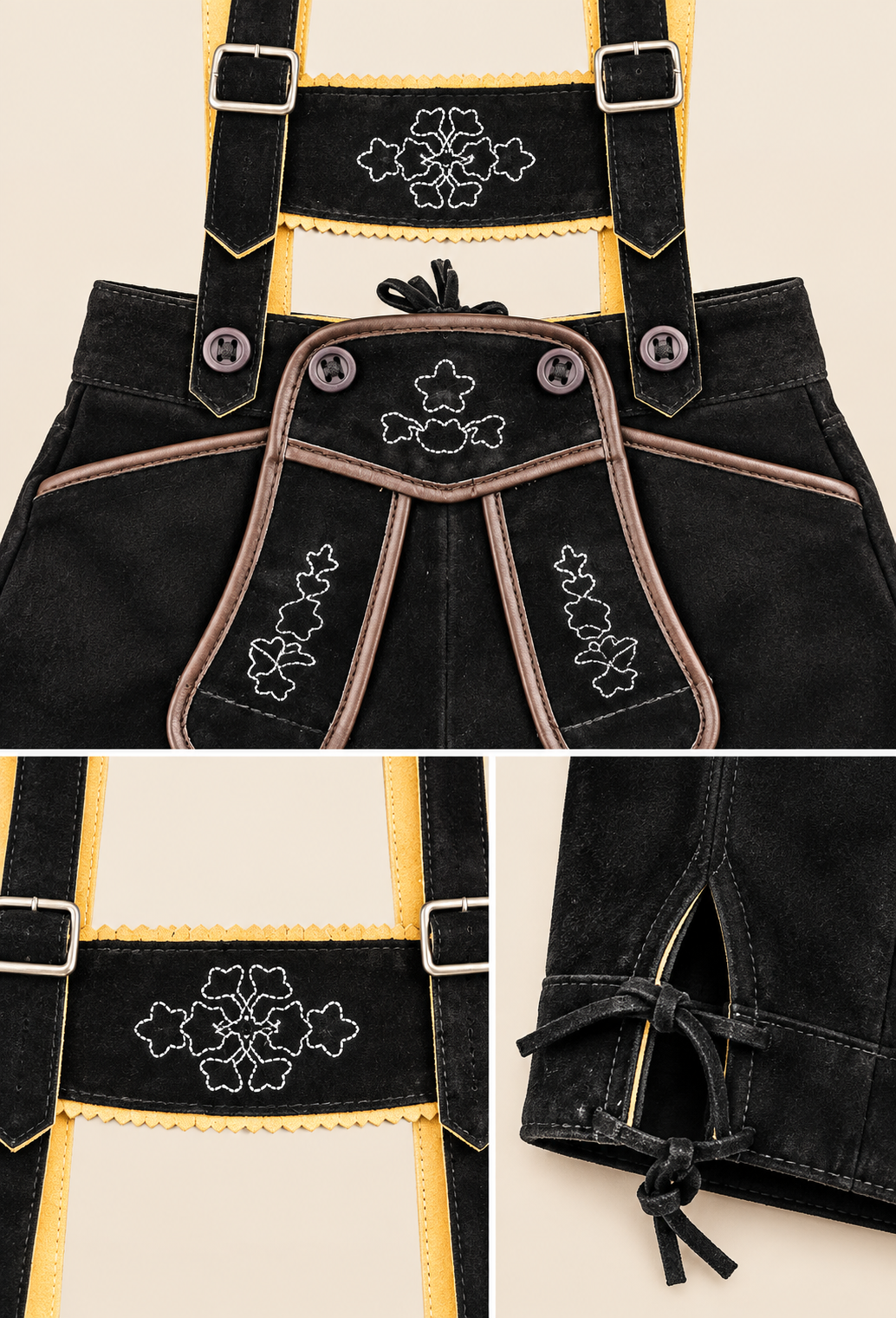 Schwarze Lederhose - Kinder