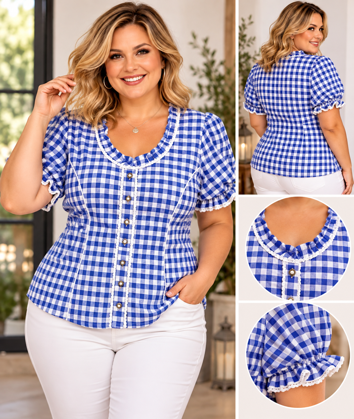 Trachtenbluse